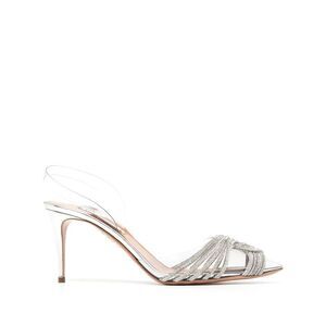 Aquazzura Silver Pumps Women